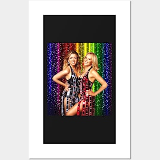 Kylie Minogue & Dannii Minogue - 100 Degrees Summer Of Pride Posters and Art